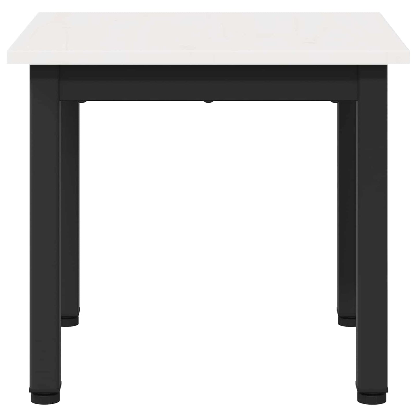 vidaXL Τραπεζάκι σαλονιού Λευκό 40 x 40 x 36 cm Στερεά ξυλεία πεύκου
