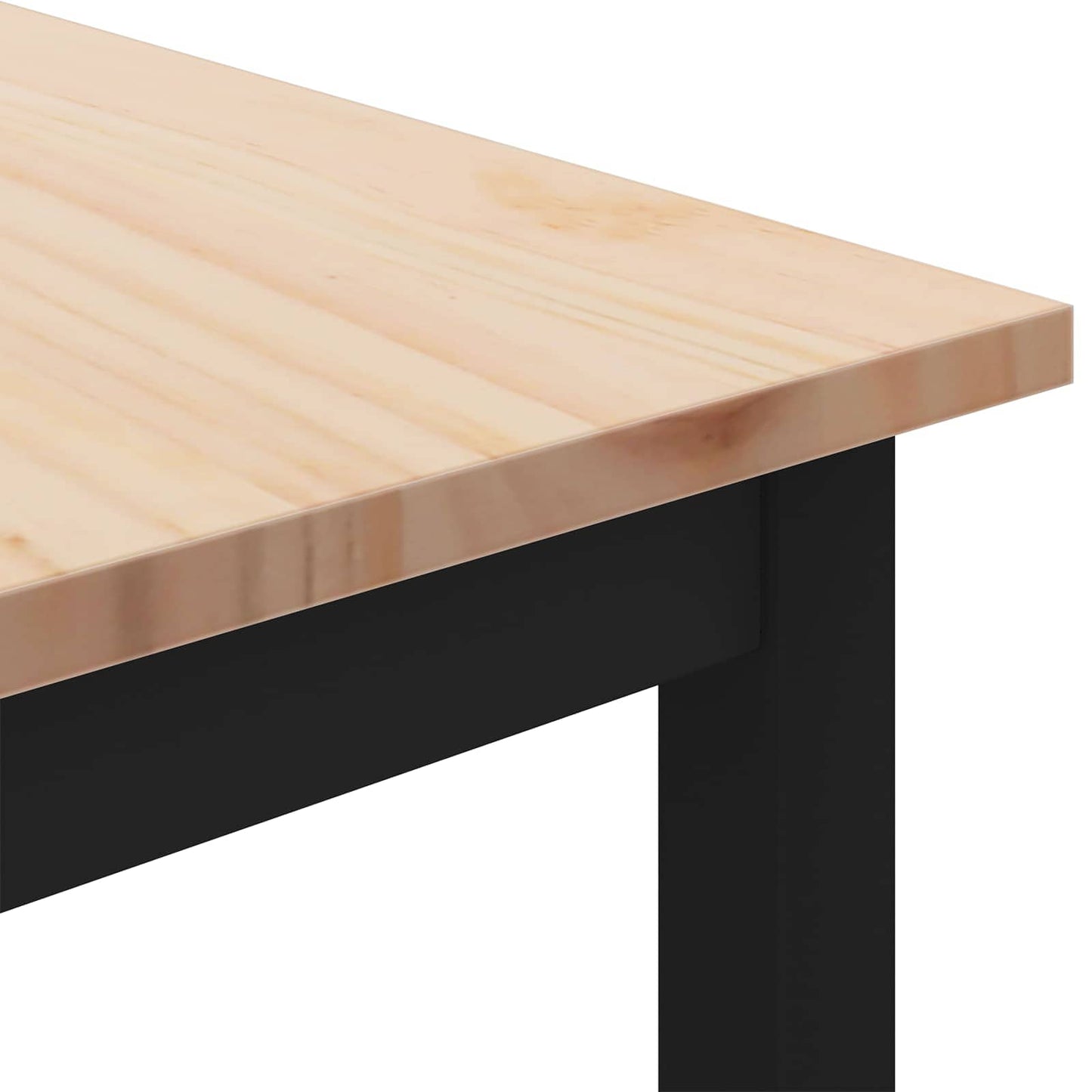 vidaXL Τραπεζάκι σαλονιού Φυσικό 60 x 60 x 36 cm Στερεά ξυλεία πεύκου