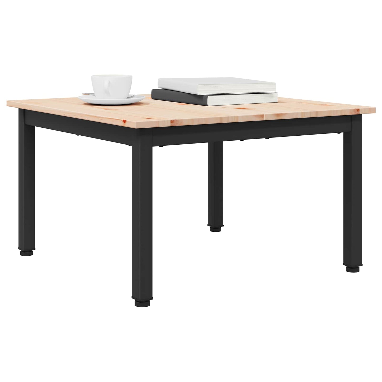 vidaXL Τραπεζάκι σαλονιού Φυσικό 60 x 60 x 36 cm Στερεά ξυλεία πεύκου