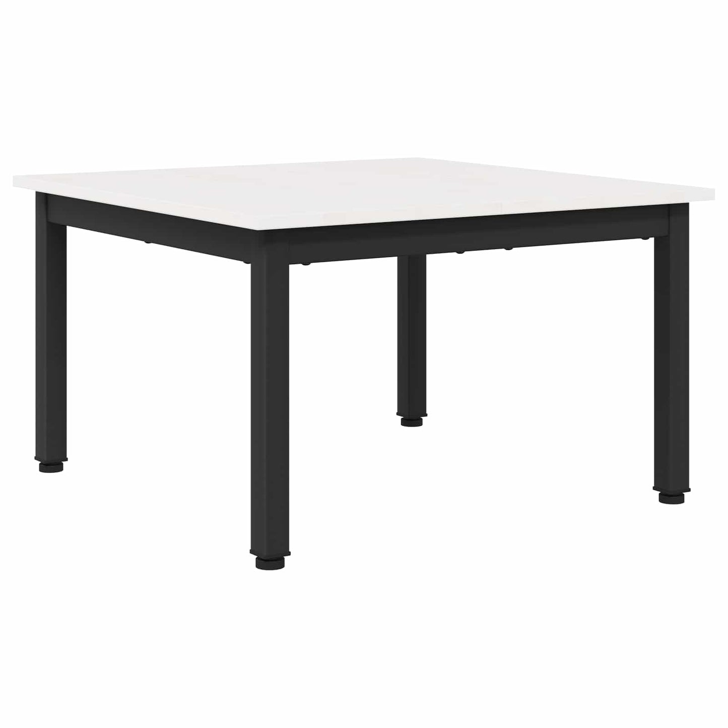 vidaXL Τραπεζάκι σαλονιού Λευκό 60 x 60 x 36 cm Στερεά ξυλεία πεύκου