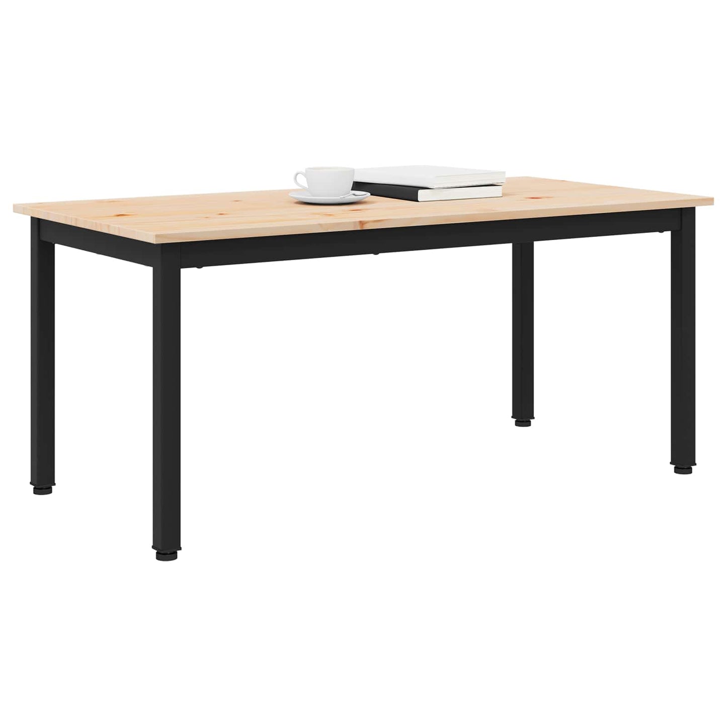 vidaXL Τραπεζάκι σαλονιού Φυσικό 100 x 50 x 45 cm Στερεά ξυλεία πεύκου