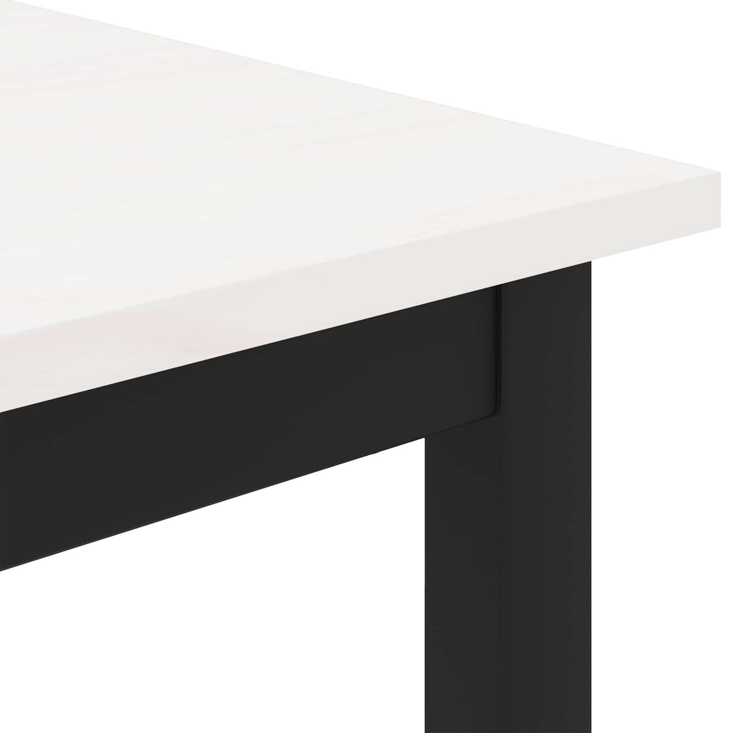vidaXL Τραπεζάκι σαλονιού Λευκό 100 x 50 x 45 cm Στερεά ξυλεία πεύκου