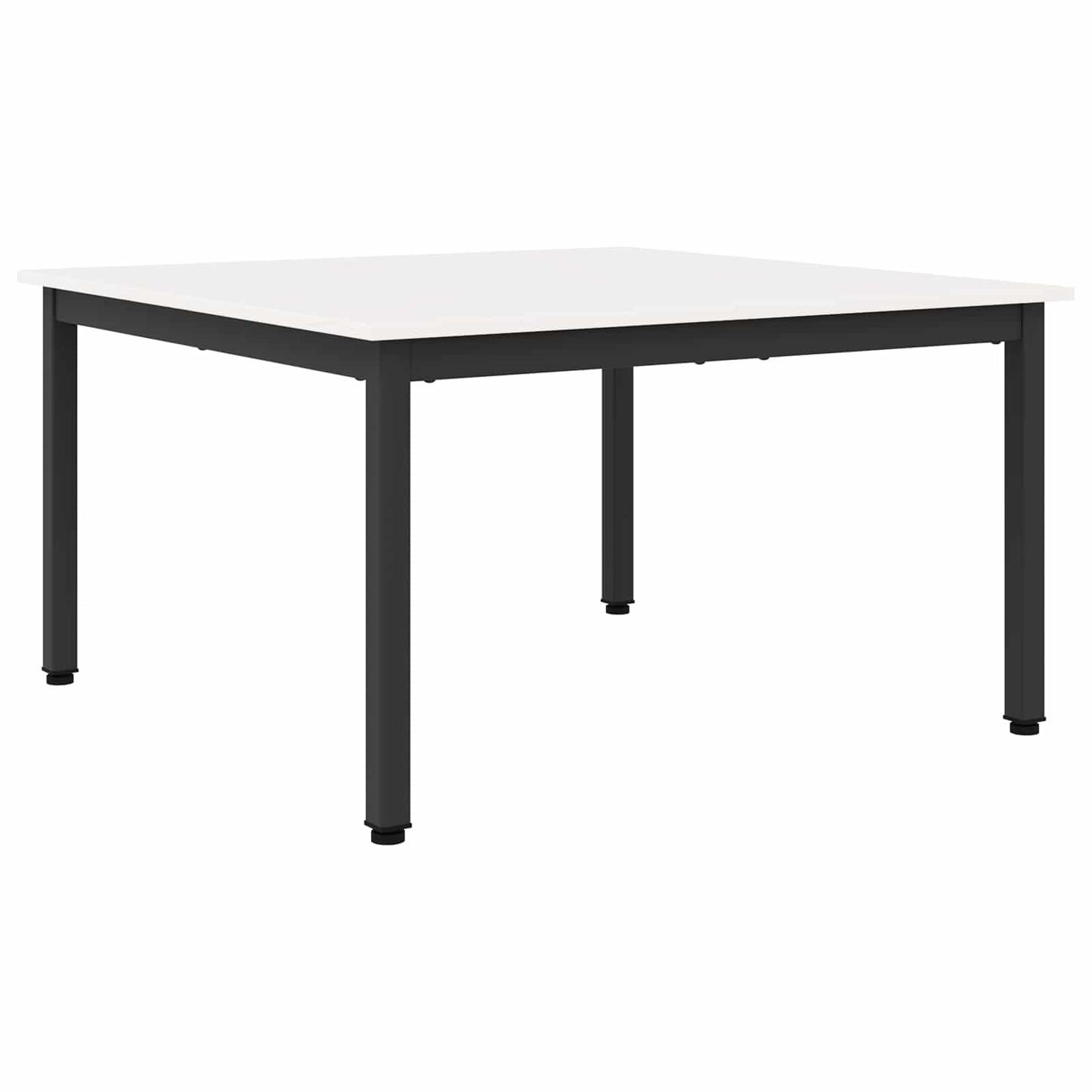 vidaXL Τραπεζάκι σαλονιού Λευκό 80 x 80 x 45 cm Στερεά ξυλεία πεύκου
