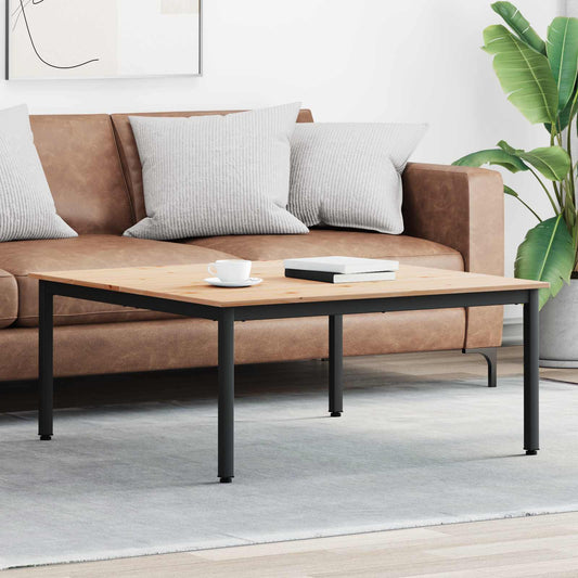 vidaXL Τραπεζάκι σαλονιού Φυσικό 100 x 100 x 45 cm