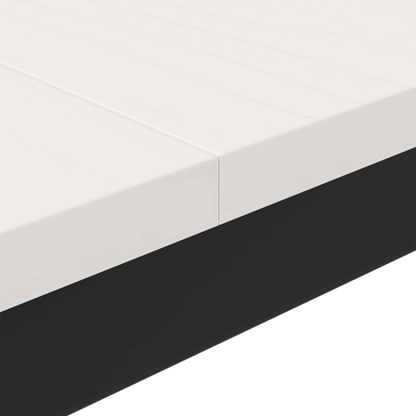vidaXL Τραπεζάκι σαλονιού Λευκό 100 x 100 x 45 cm Στερεά ξυλεία πεύκου