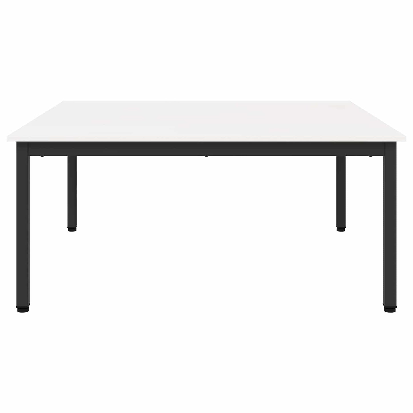 vidaXL Τραπεζάκι σαλονιού Λευκό 100 x 100 x 45 cm Στερεά ξυλεία πεύκου