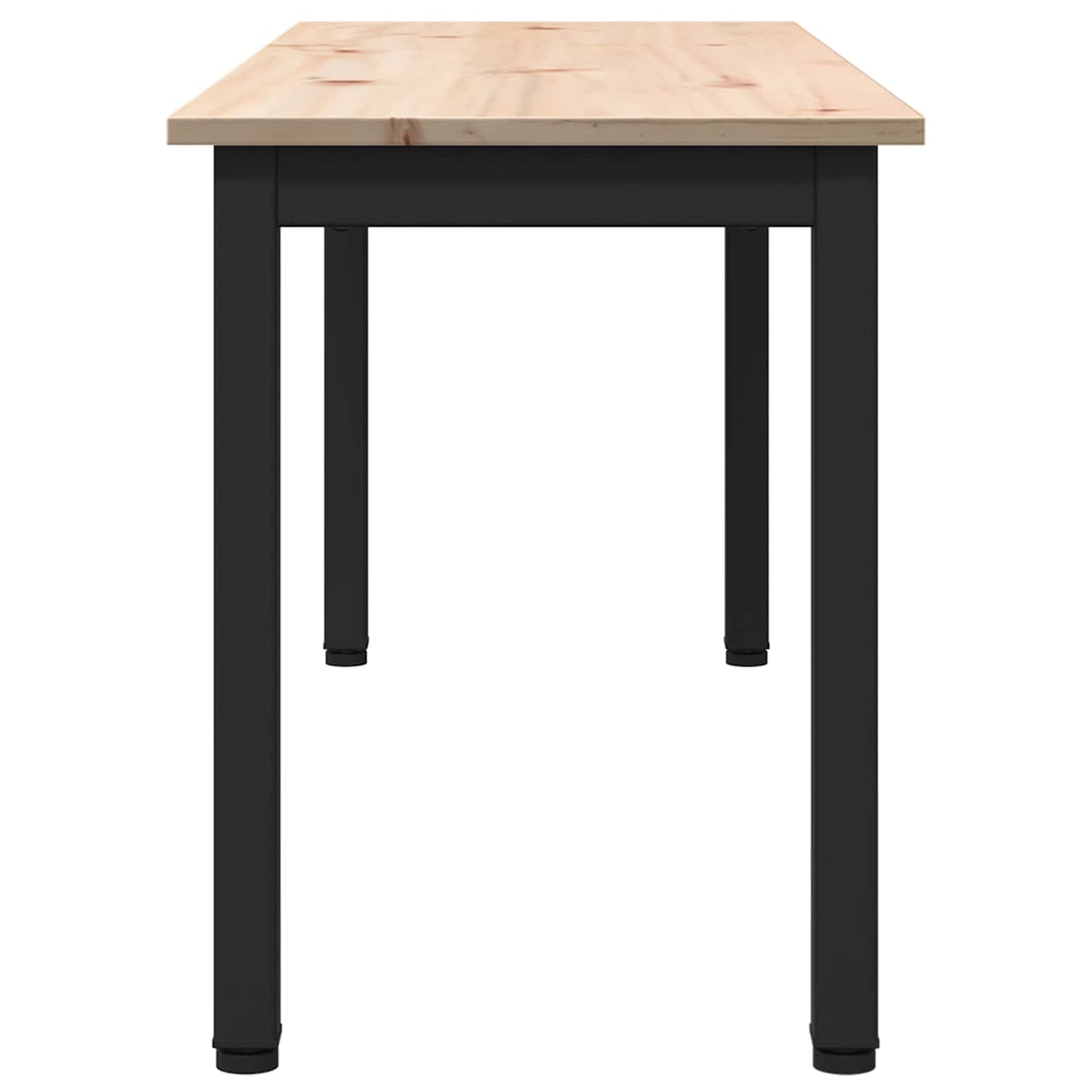 vidaXL παγκάκι Φυσικό 110 x 35 x 45 cm Στερεά ξυλεία πεύκου