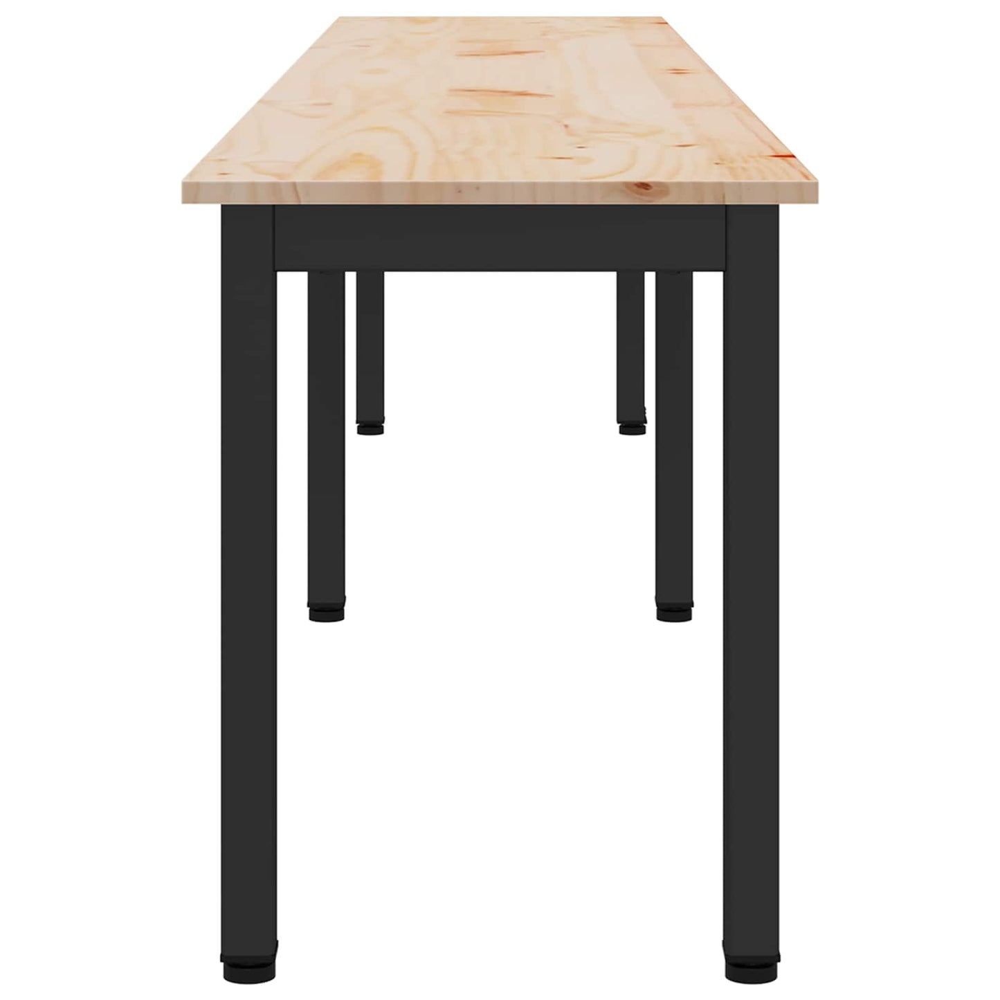 vidaXL παγκάκι Φυσικό 200 x 35 x 45 εκ Στερεά ξυλεία πεύκου