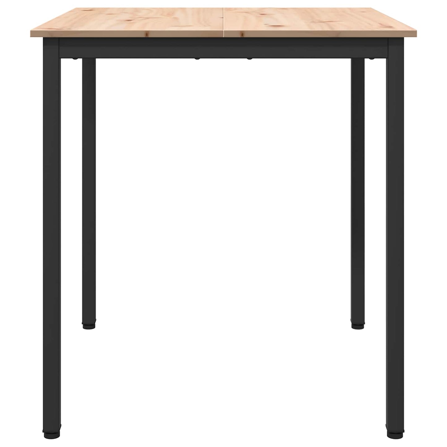 vidaXL Τραπεζαρία Φυσικό 70 x 70 x 75 cm Στερεά ξυλεία πεύκου