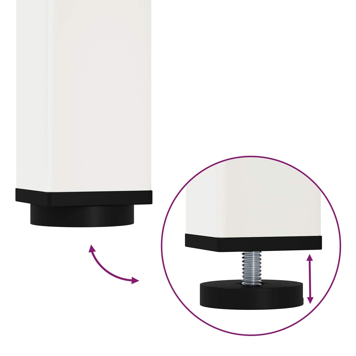 vidaXL Τραπεζαρία Λευκό 110 x 110 x 75 cm Στερεά ξυλεία πεύκου