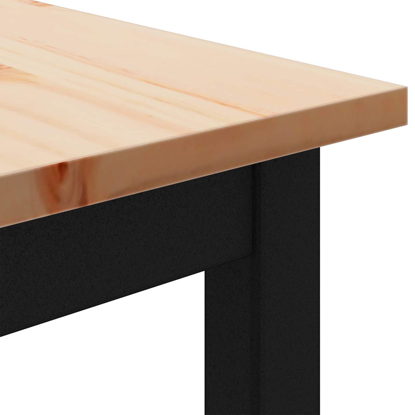vidaXL Τραπεζαρία Φυσικό 150 x 90 x 75 cm Στερεά ξυλεία πεύκου