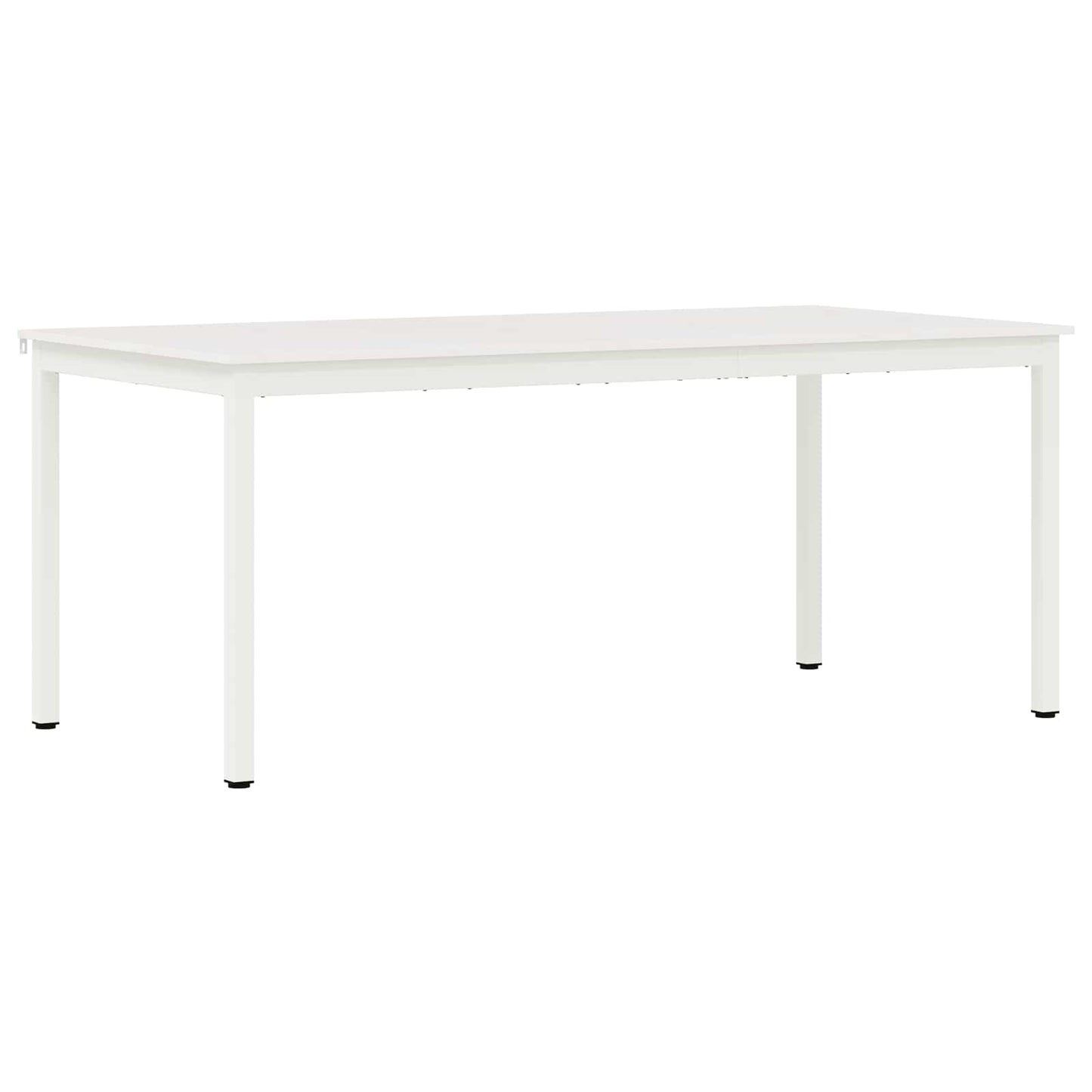 vidaXL Τραπεζαρία Λευκό 180 x 90 x 75 cm Στερεά ξυλεία πεύκου