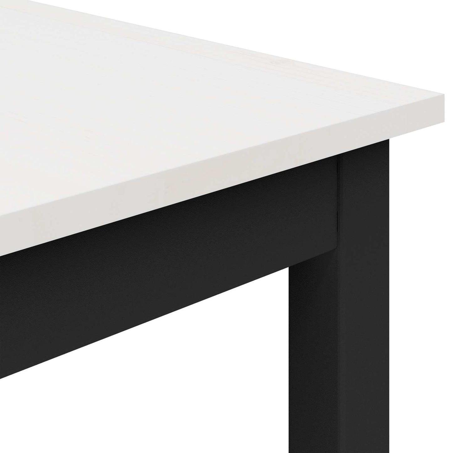 vidaXL Τραπέζι μπαρ Λευκό 60 x 60 x 105 cm Στερεά ξυλεία πεύκου