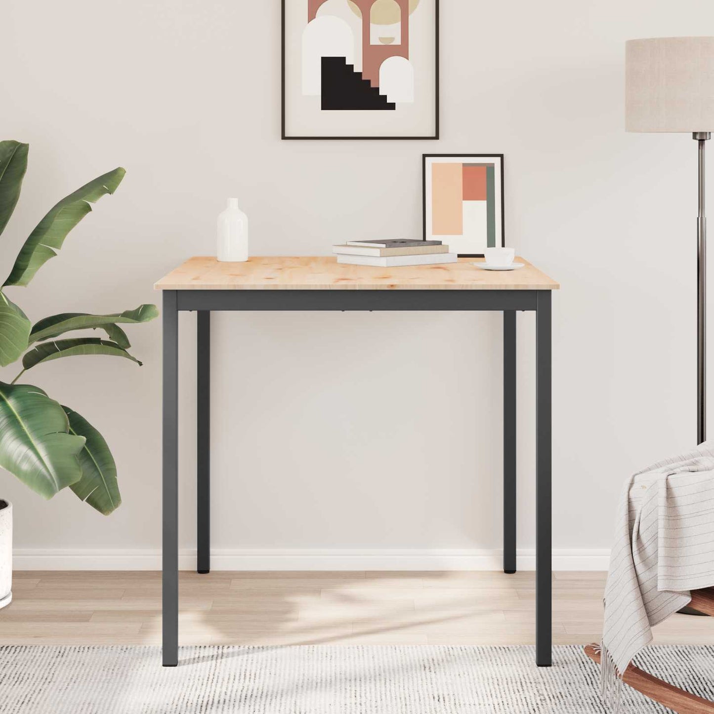 vidaXL Τραπέζι μπαρ Φυσικό 110 x 55 x 105 εκ. Στερεά ξυλεία πεύκου