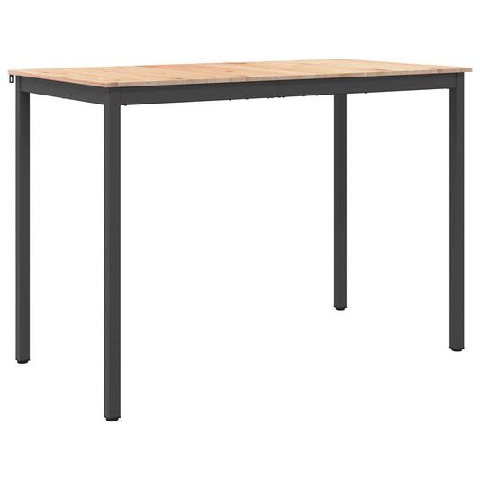 vidaXL Τραπέζι μπαρ Φυσικό 110 x 55 x 105 εκ. Στερεά ξυλεία πεύκου
