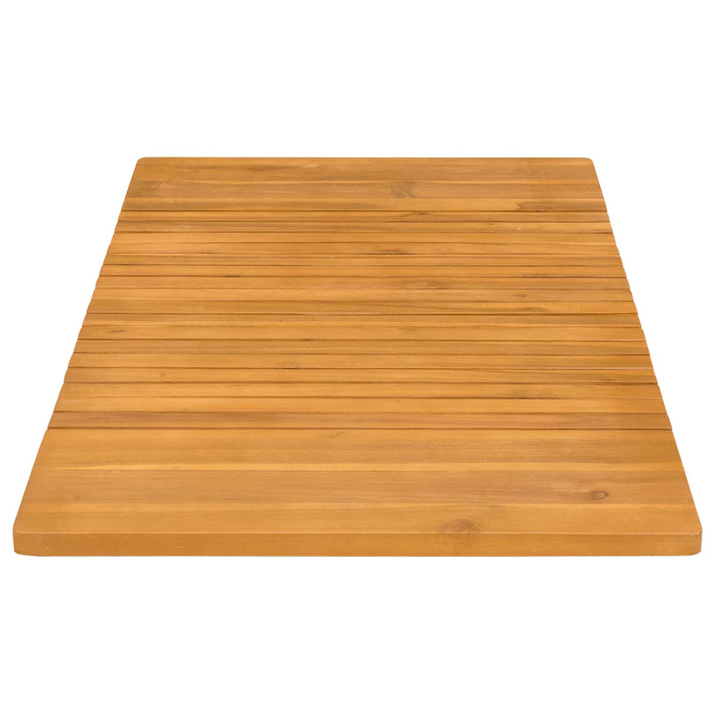 vidaXL Πατάκι μπάνιου Μονόχρωμο Καφέ 100 x 55 cm Στερεό Ξύλο Ακακίας