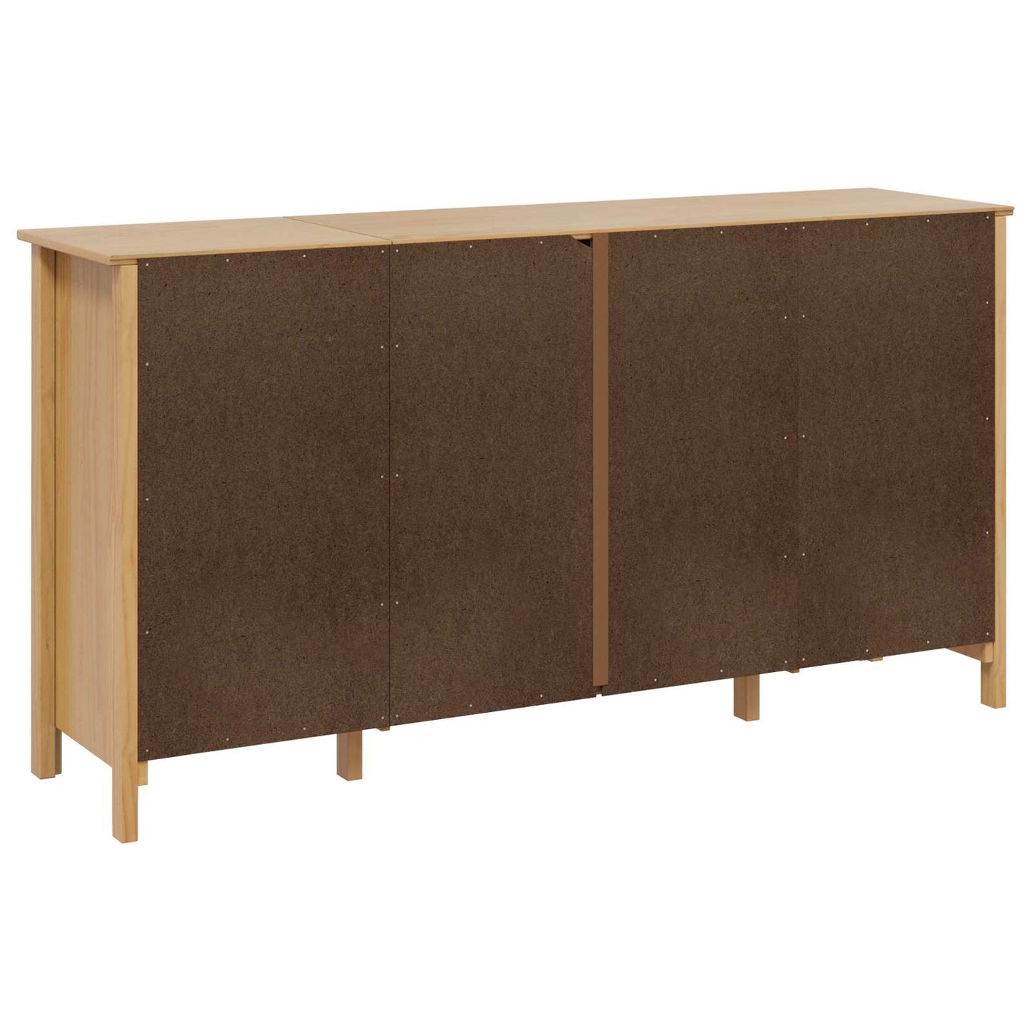vidaXL Πλαϊνό γραφείο HILL Μέλι Καφέ 154 x 40 x 80 εκ. Στερεό πεύκο