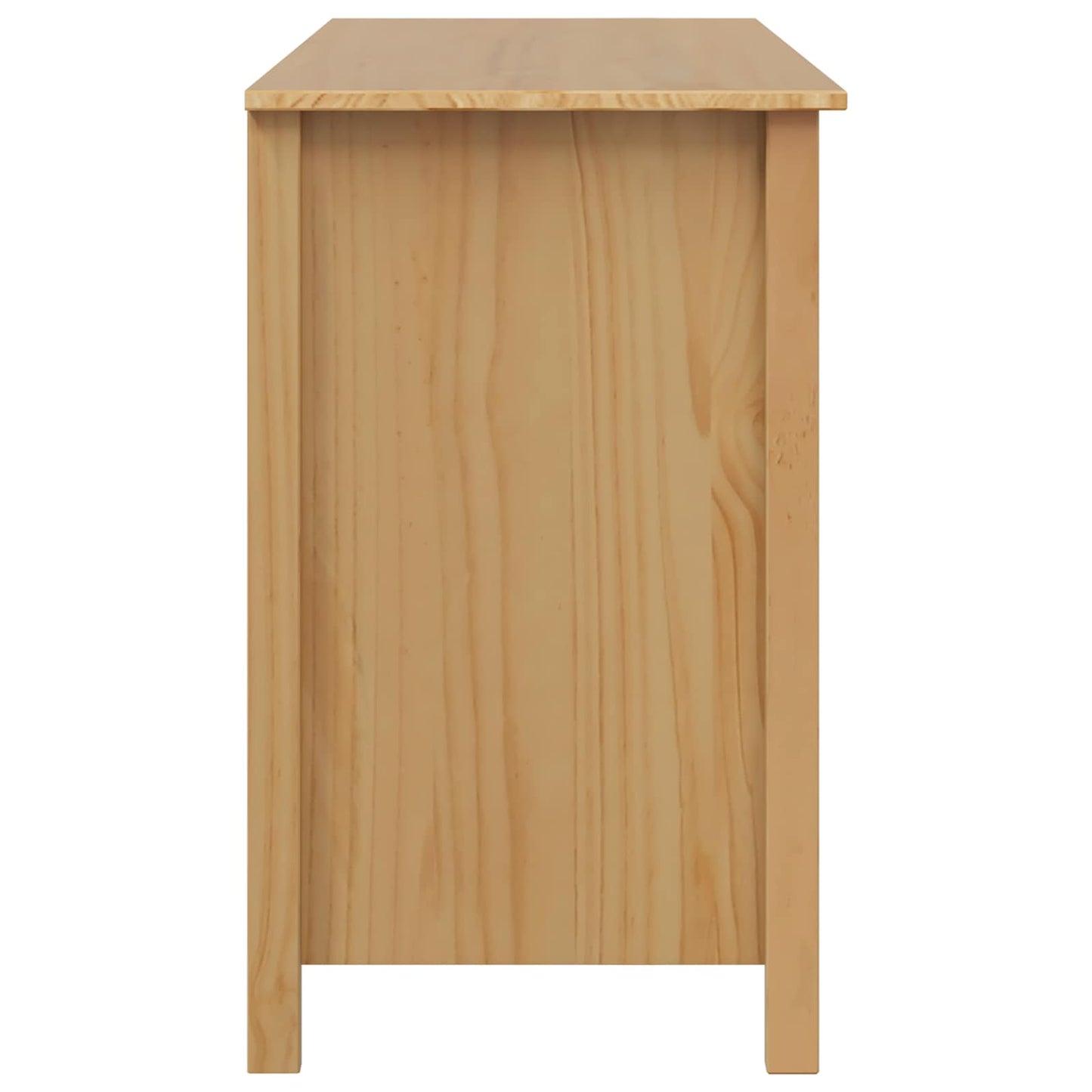 vidaXL Γραφείο με Συρτάρια HILL Μέλι Καφέ 100 x 45 x 74 εκ