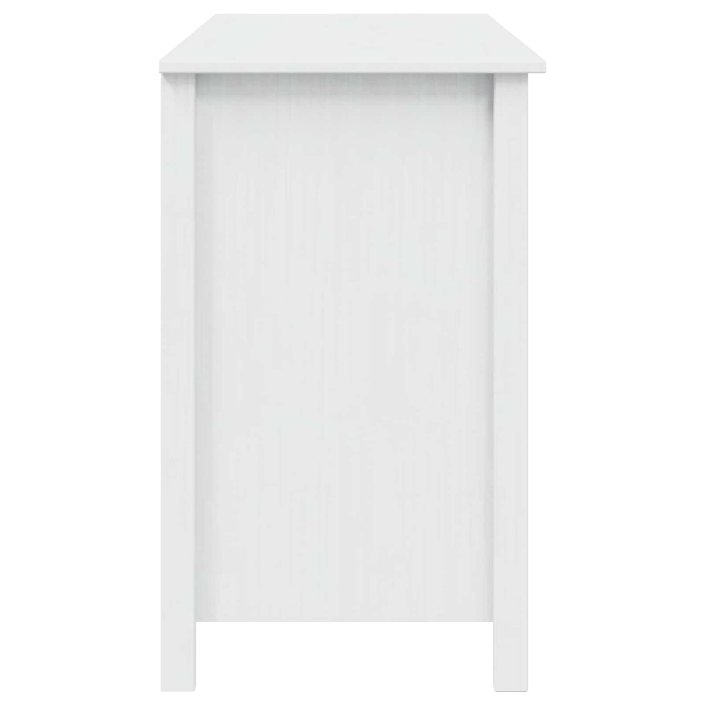 vidaXL Γραφείο με Συρτάρια HILL Λευκό 100 x 45 x 74 εκ Στερεό πεύκο