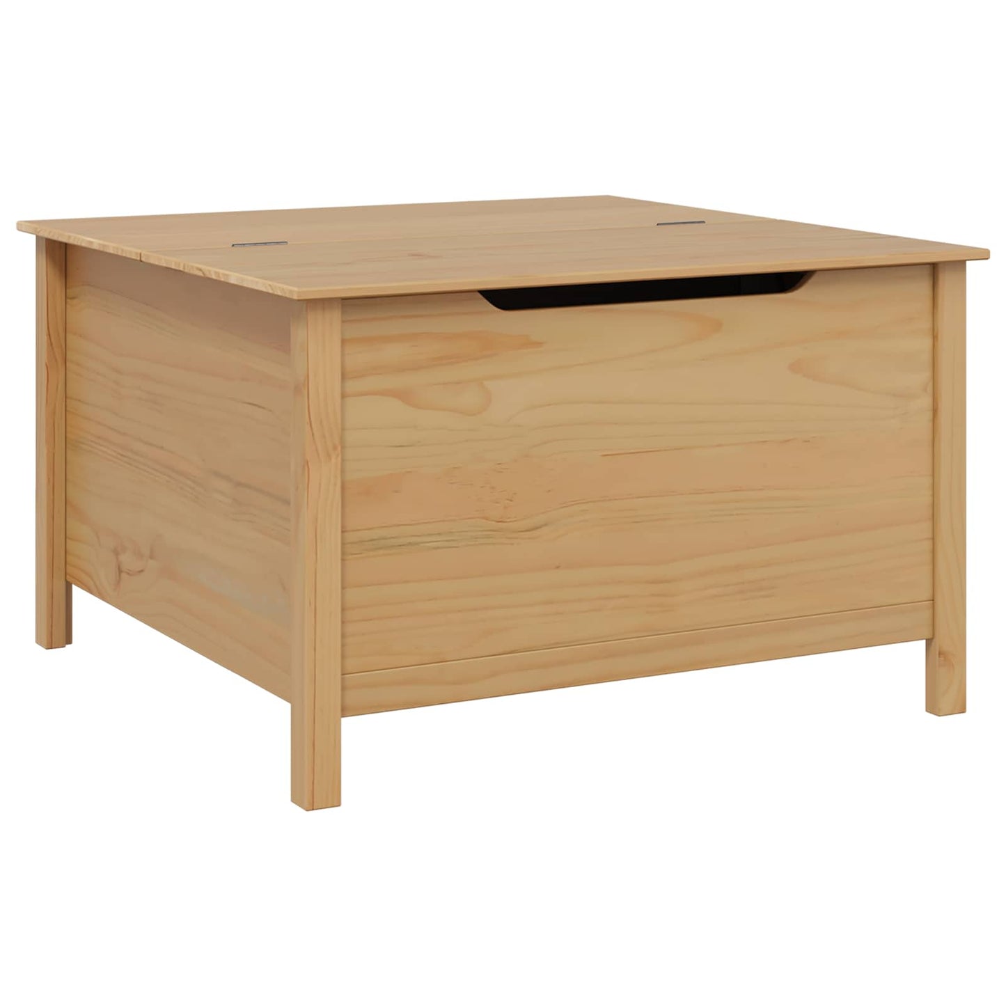 vidaXL Τραπεζάκι σαλονιού HILL Μέλι Καφέ 79.5 x 79.5 x 49 εκ.