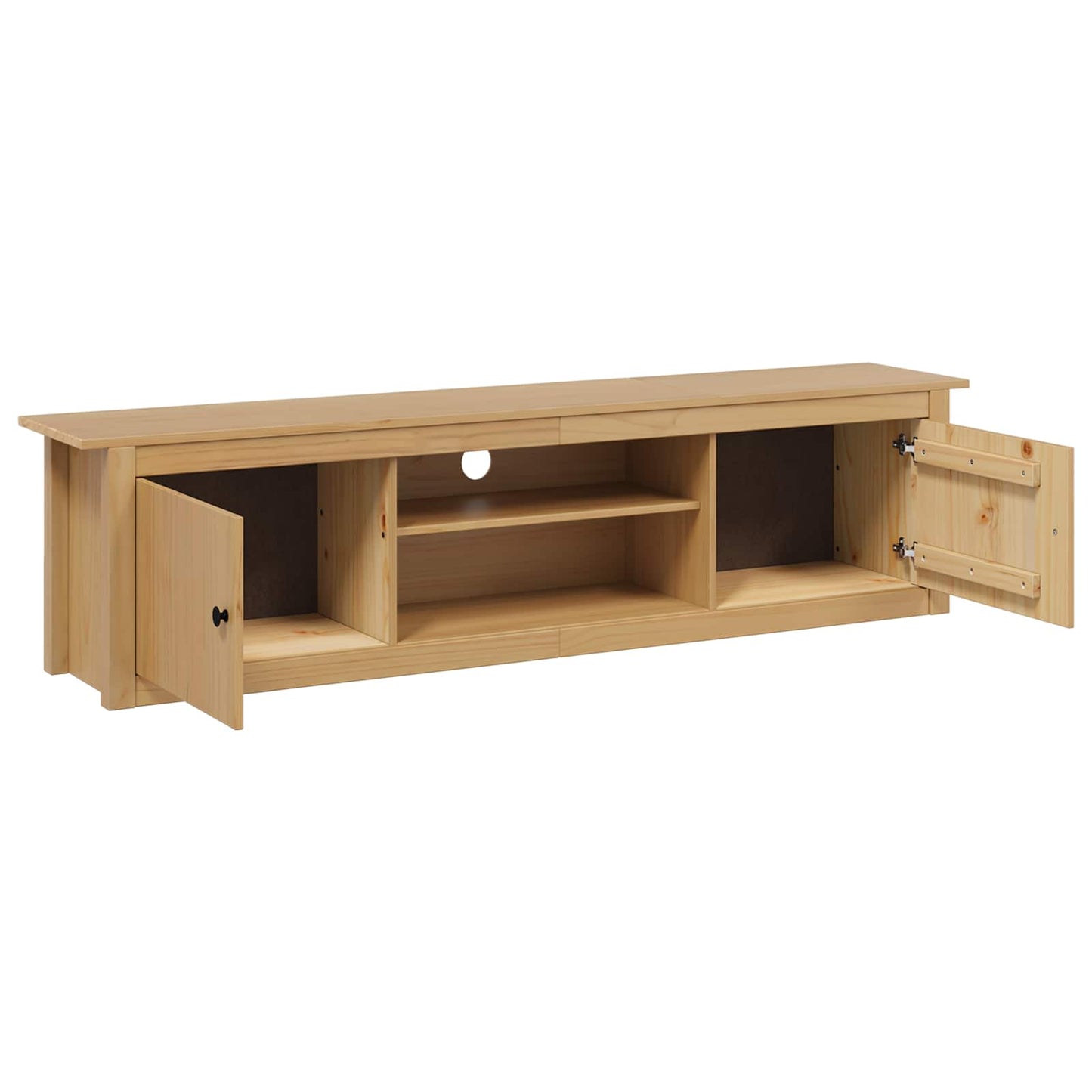 vidaXL Ράφι τηλεόρασης HILL Μέλι Καφέ 158 x 40 x 39.5 εκ. Στερεό πεύκο