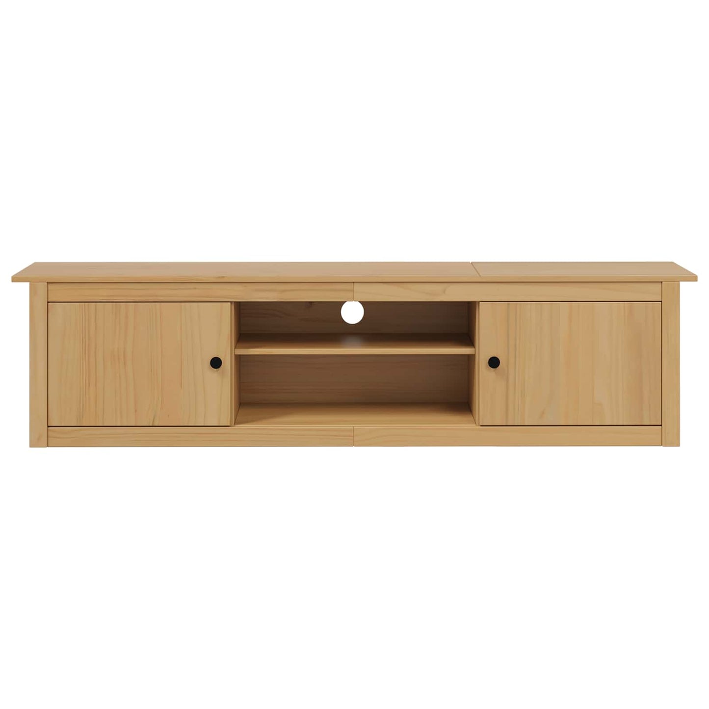 vidaXL Ράφι τηλεόρασης HILL Μέλι Καφέ 158 x 40 x 39.5 εκ. Στερεό πεύκο