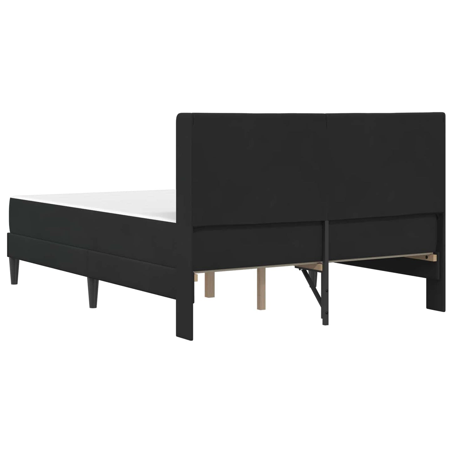 vidaXL Σκελετός κρεβατιού με στρώμα Μαύρο 120 x 190 cm Βελούδο