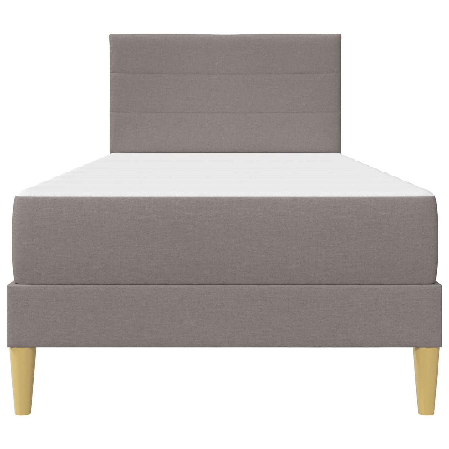 vidaXL Σκελετός Κρεβατιού Taupe 100 x 200 cm Πολυεστέρας
