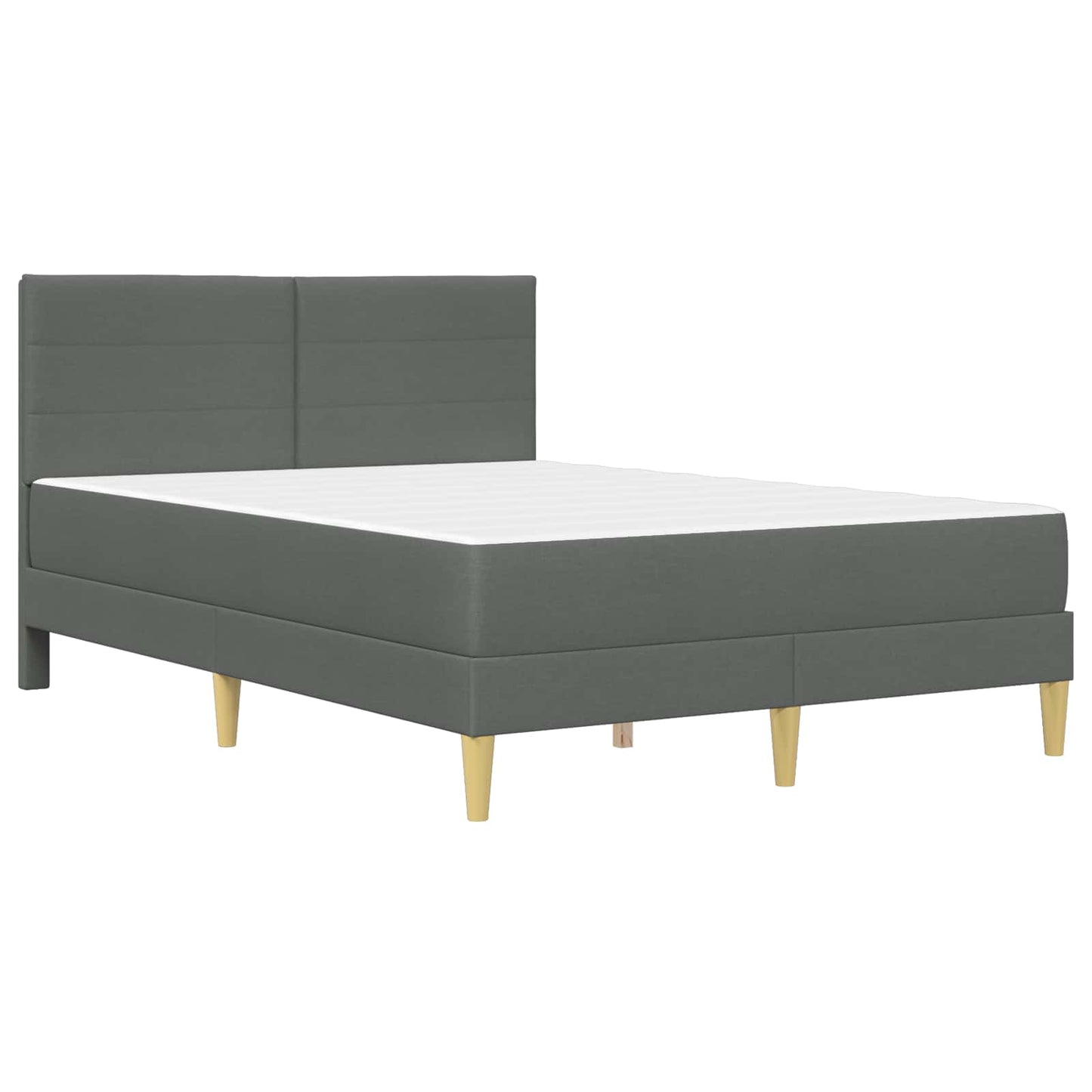 vidaXL Σκελετός Κρεβατιού Σκούρο Γκρι 120 x 190 cm Πολυεστέρας