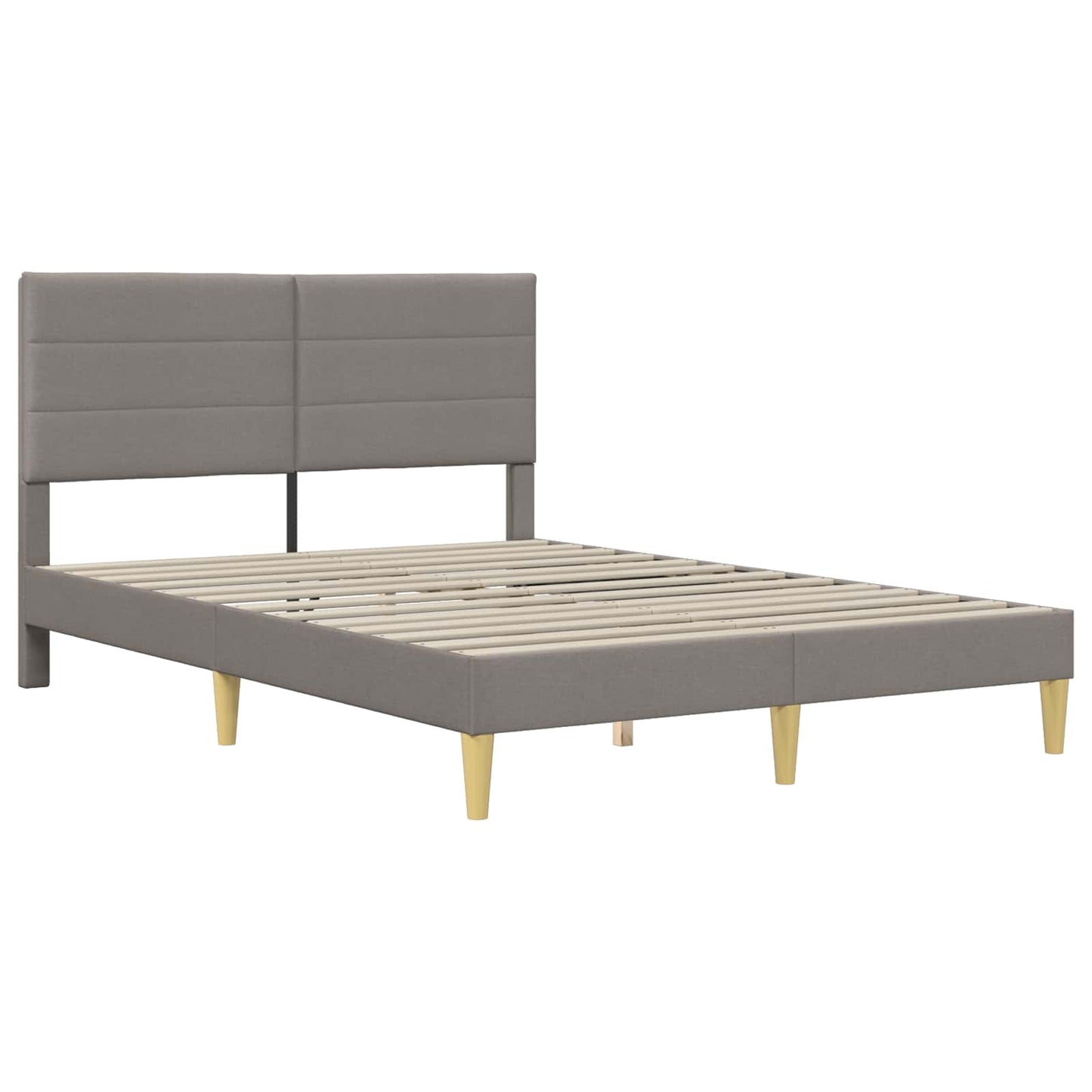vidaXL Σκελετός Κρεβατιού 120 x 190 cm Taupe