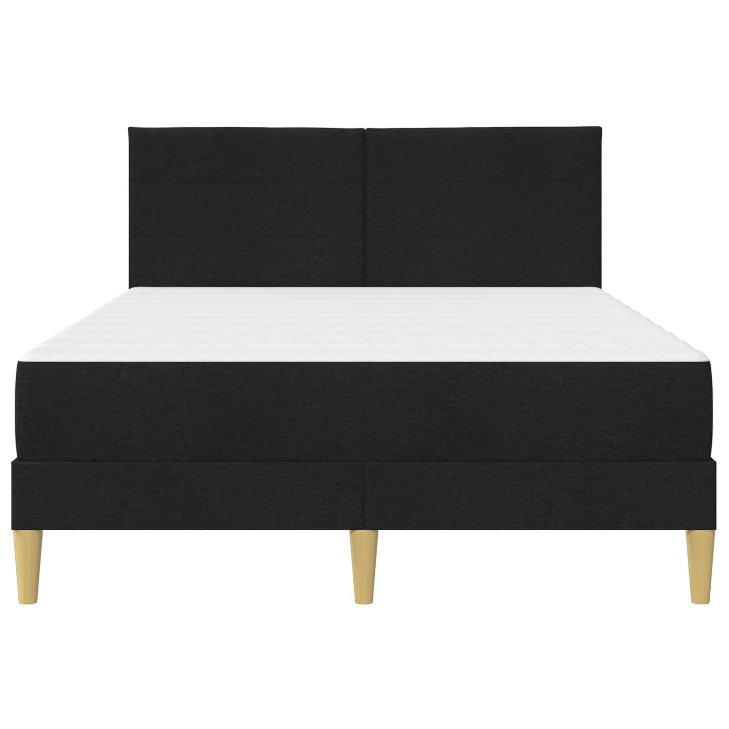 vidaXL Σκελετός Κρεβατιού Μαύρο 140 x 190 cm Πολυεστέρας