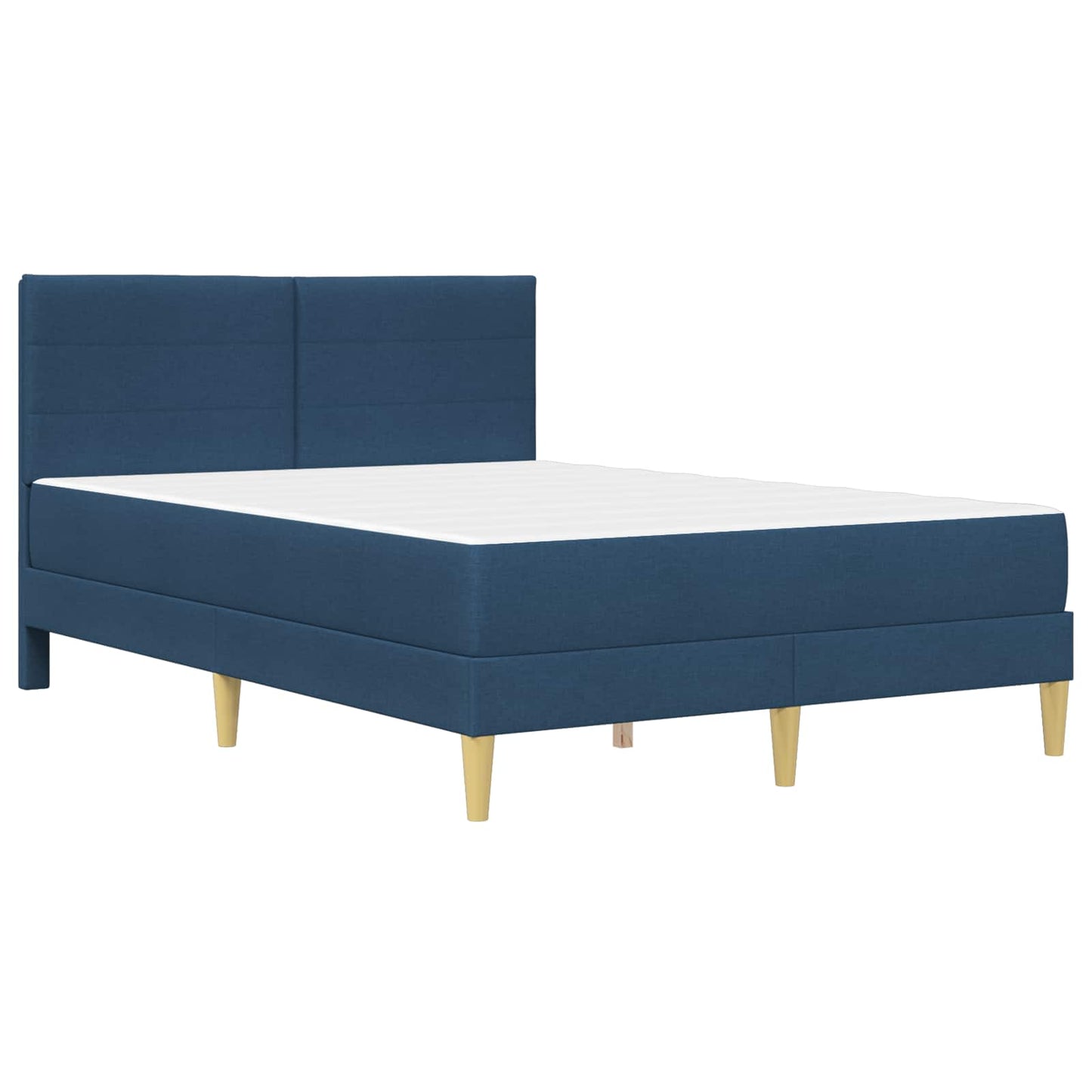 vidaXL Σκελετός Κρεβατιού Μπλε 140 x 190 cm Πολυεστέρας