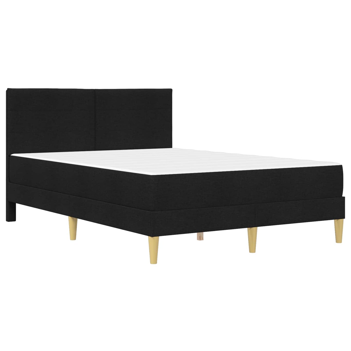 vidaXL Σκελετός Κρεβατιού Μαύρο 140 x 200 cm Πολυεστέρας