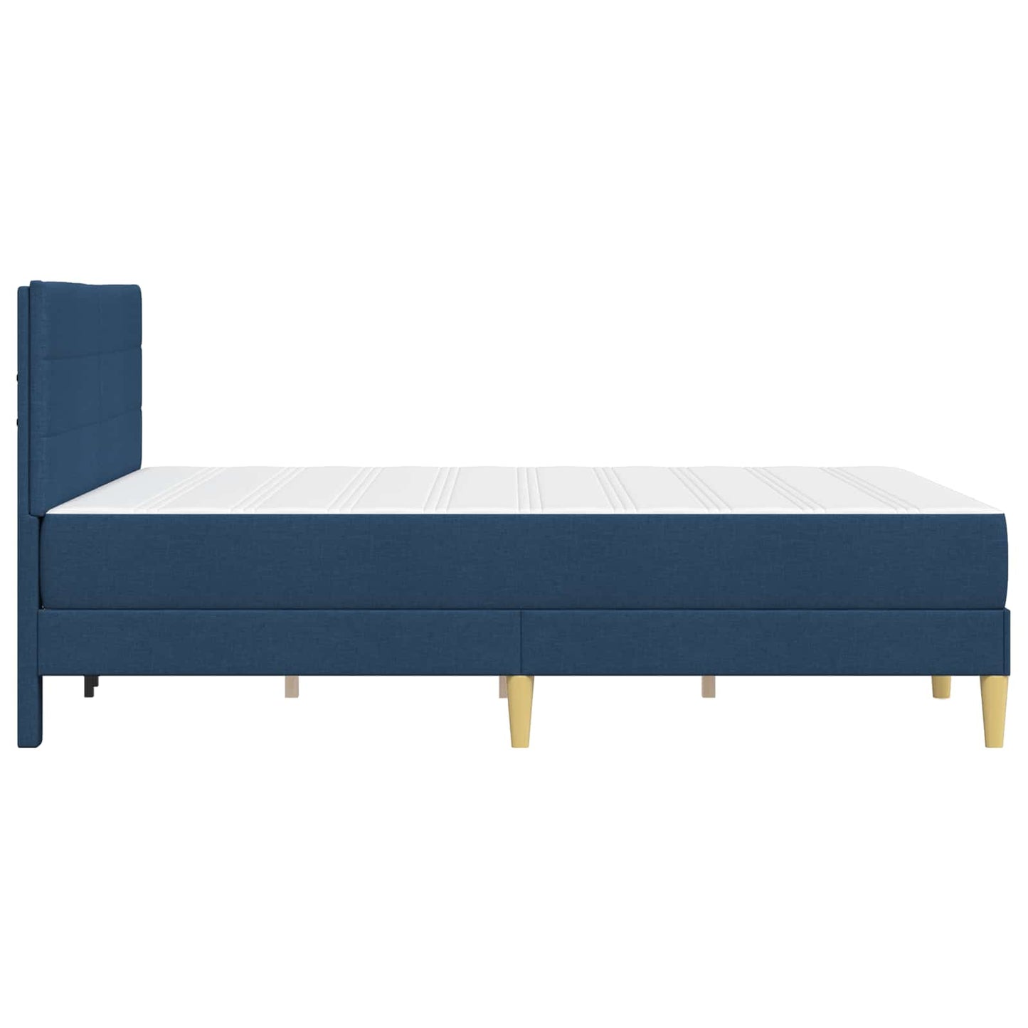 vidaXL Σκελετός Κρεβατιού Μπλε 160 x 200 cm Πολυεστέρας