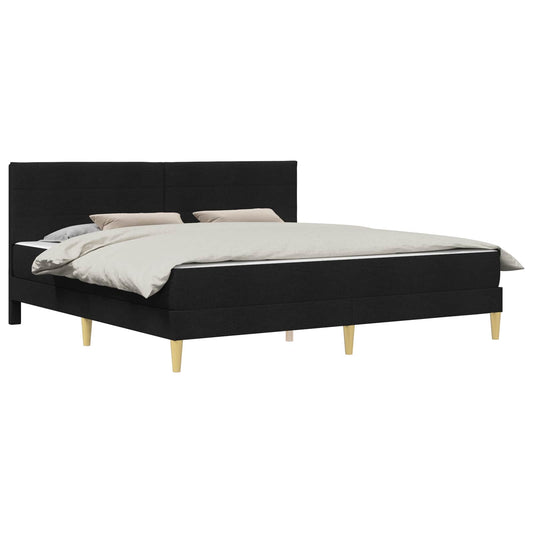 vidaXL Σκελετός Κρεβατιού Μαύρο 180 x 200 cm Πολυεστέρας