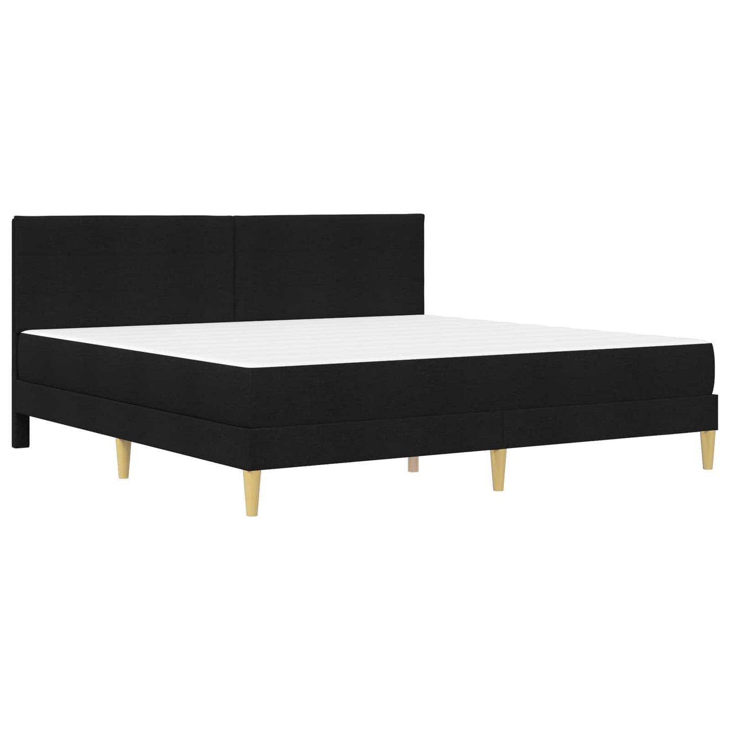 vidaXL Σκελετός Κρεβατιού Μαύρο 180 x 200 cm Πολυεστέρας