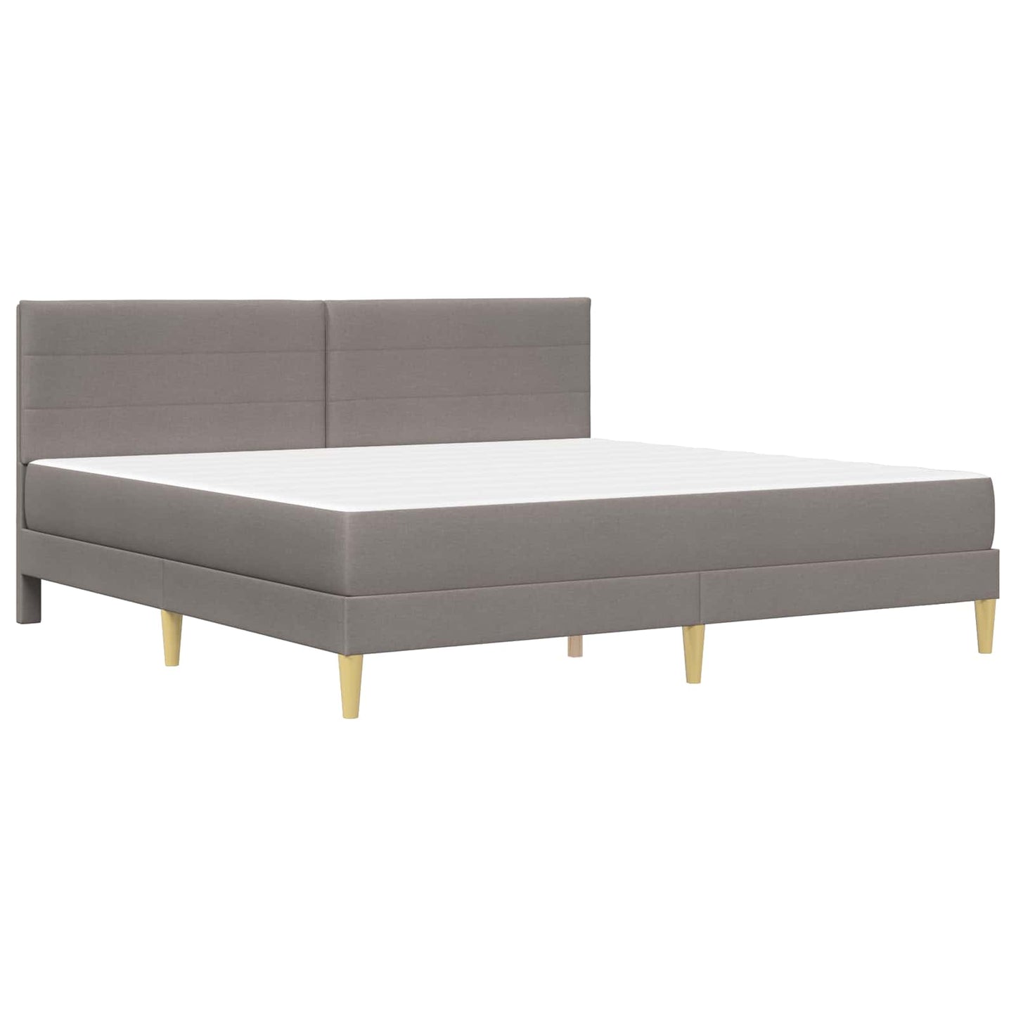 vidaXL Σκελετός Κρεβατιού Taupe 180 x 200 cm Πολυεστέρας