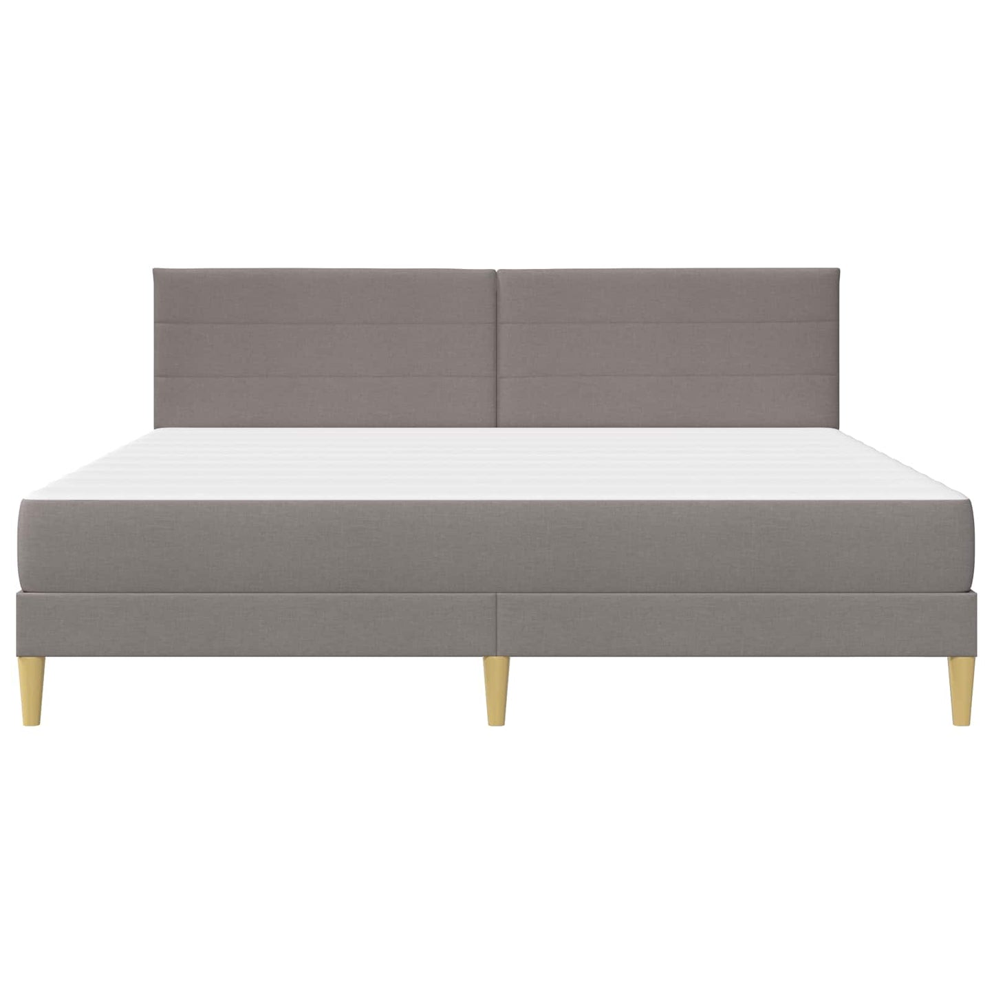 vidaXL Σκελετός Κρεβατιού Taupe 180 x 200 cm Πολυεστέρας