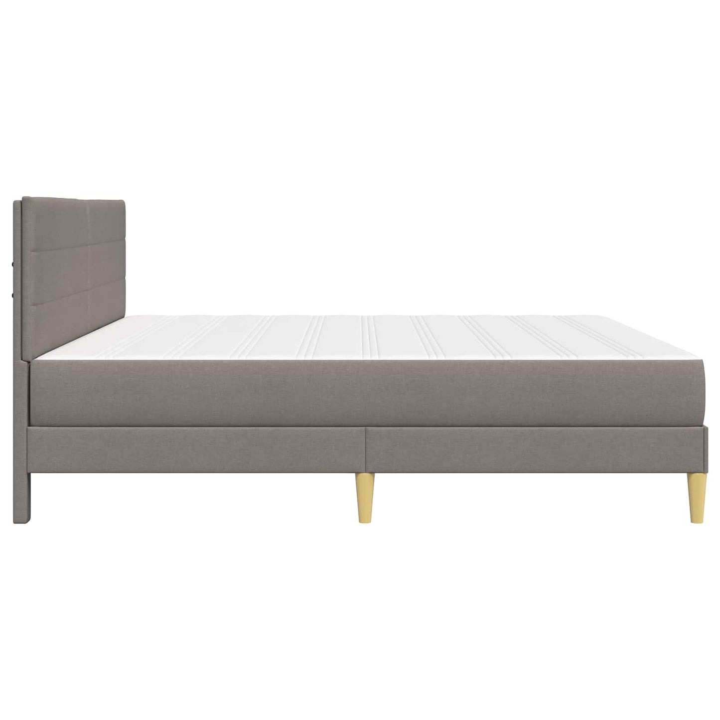 vidaXL Σκελετός Κρεβατιού Taupe 180 x 200 cm Πολυεστέρας