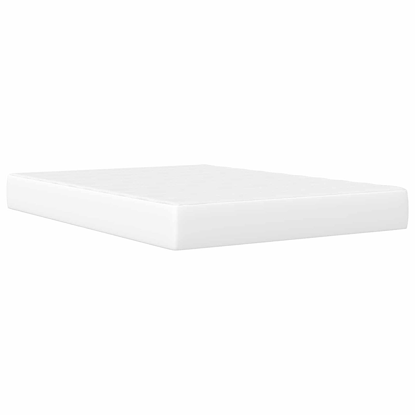 vidaXL Σκελετός Κρεβατιού με κεφαλάρι Λευκό 120 x 200 cm Τεχνητό Δέρμα