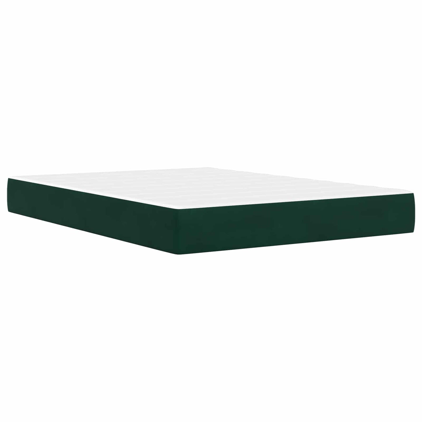 vidaXL Σκελετός Κρεβατιού Σκούρο Πράσινο 120 x 200 cm Βελούδο