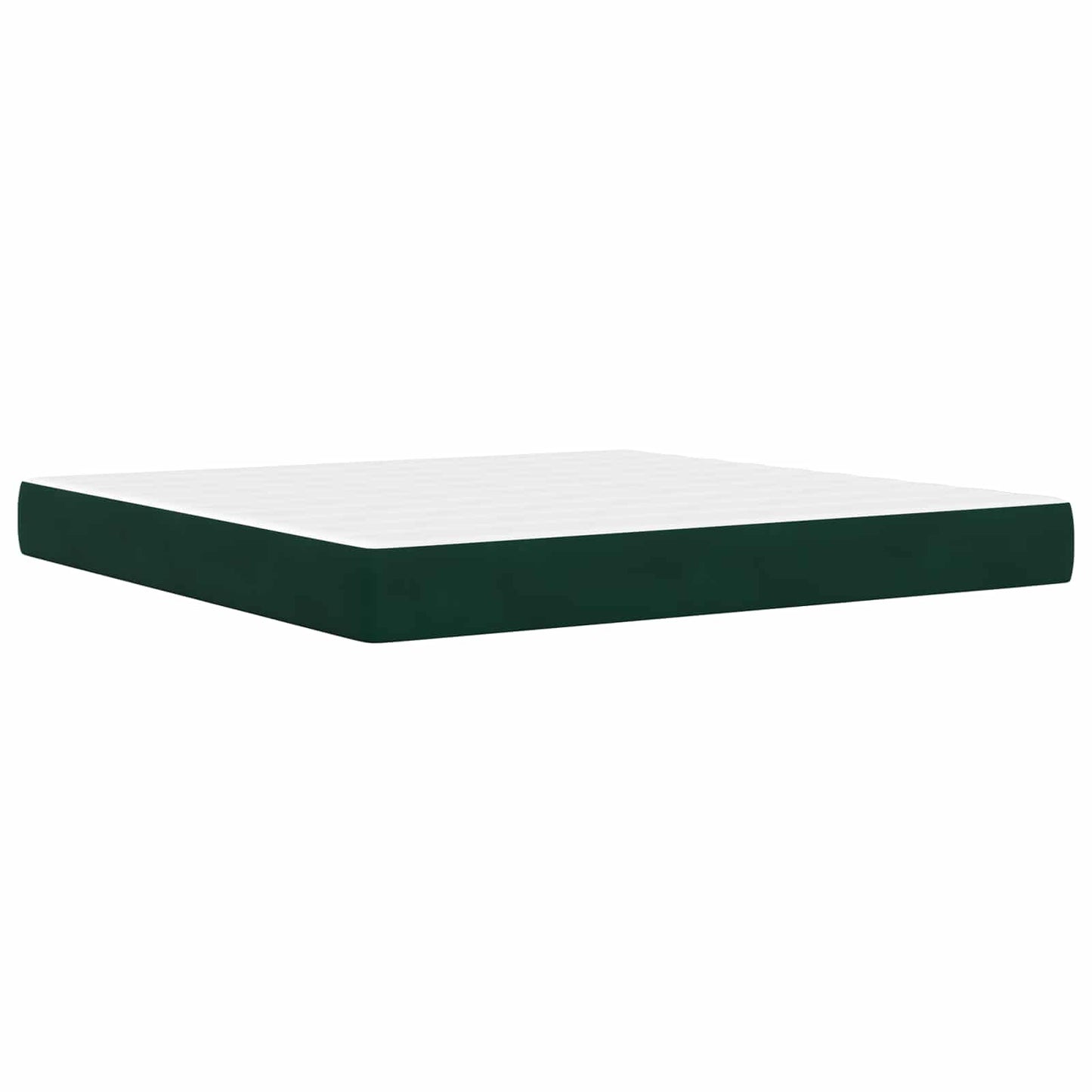 vidaXL Σκελετός Κρεβατιού Σκούρο Πράσινο 180 x 200 cm Βελούδο