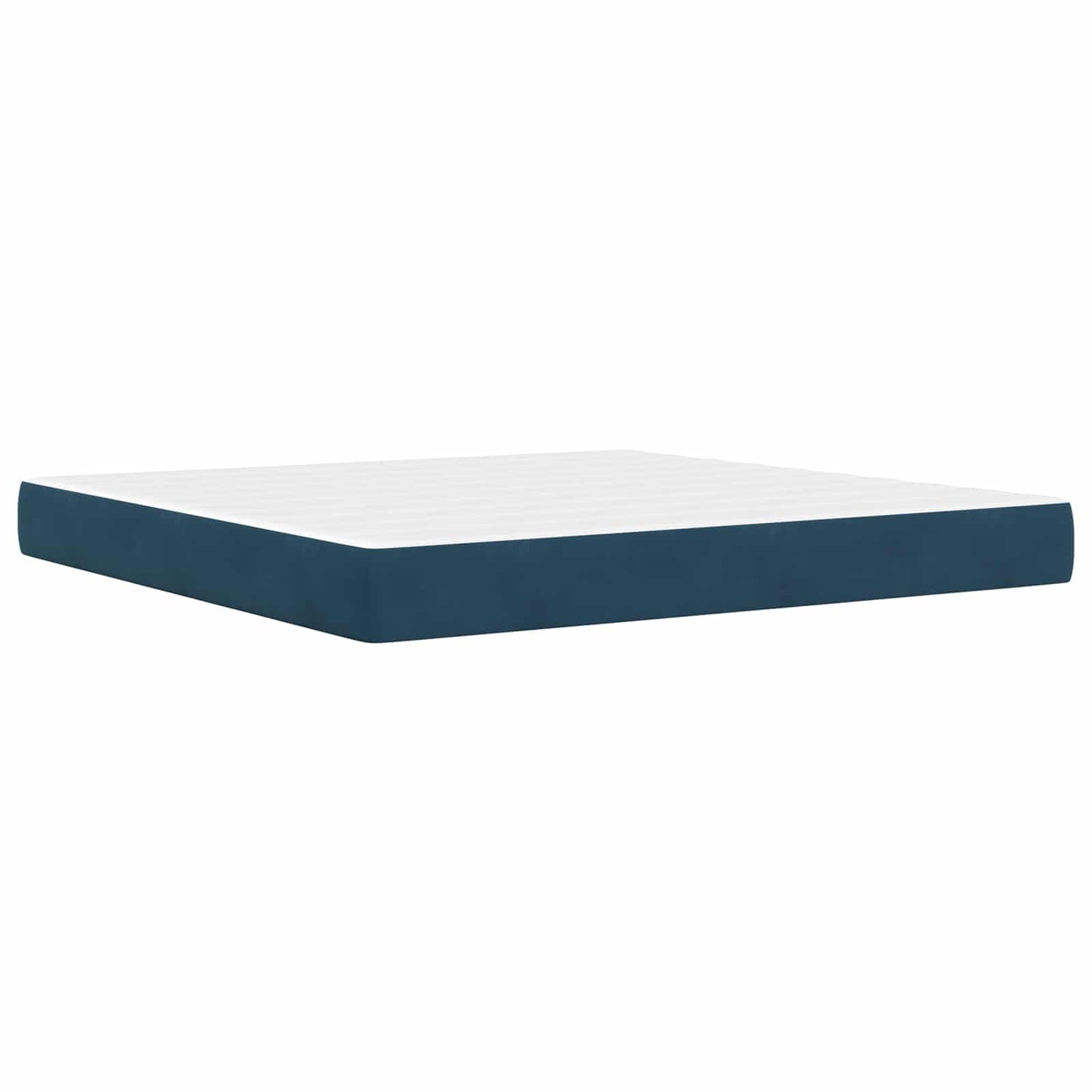 vidaXL Σκελετός Κρεβατιού με κεφαλάρι Μπλε 180 x 200 cm Βελούδο