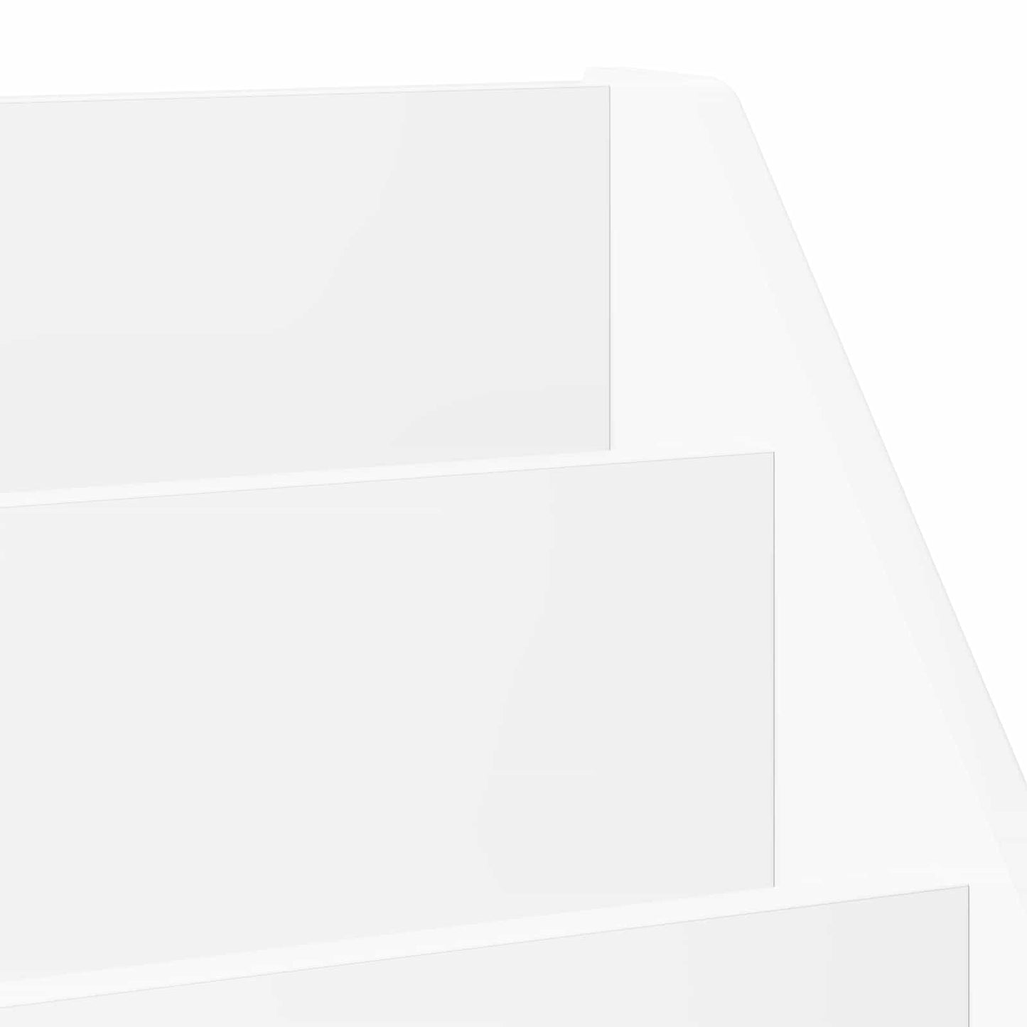 vidaXL Βιβλιοθήκη Παιδιών Λευκό 60 x 29,5 x 69 εκ Επεξεργασμένο ξύλο