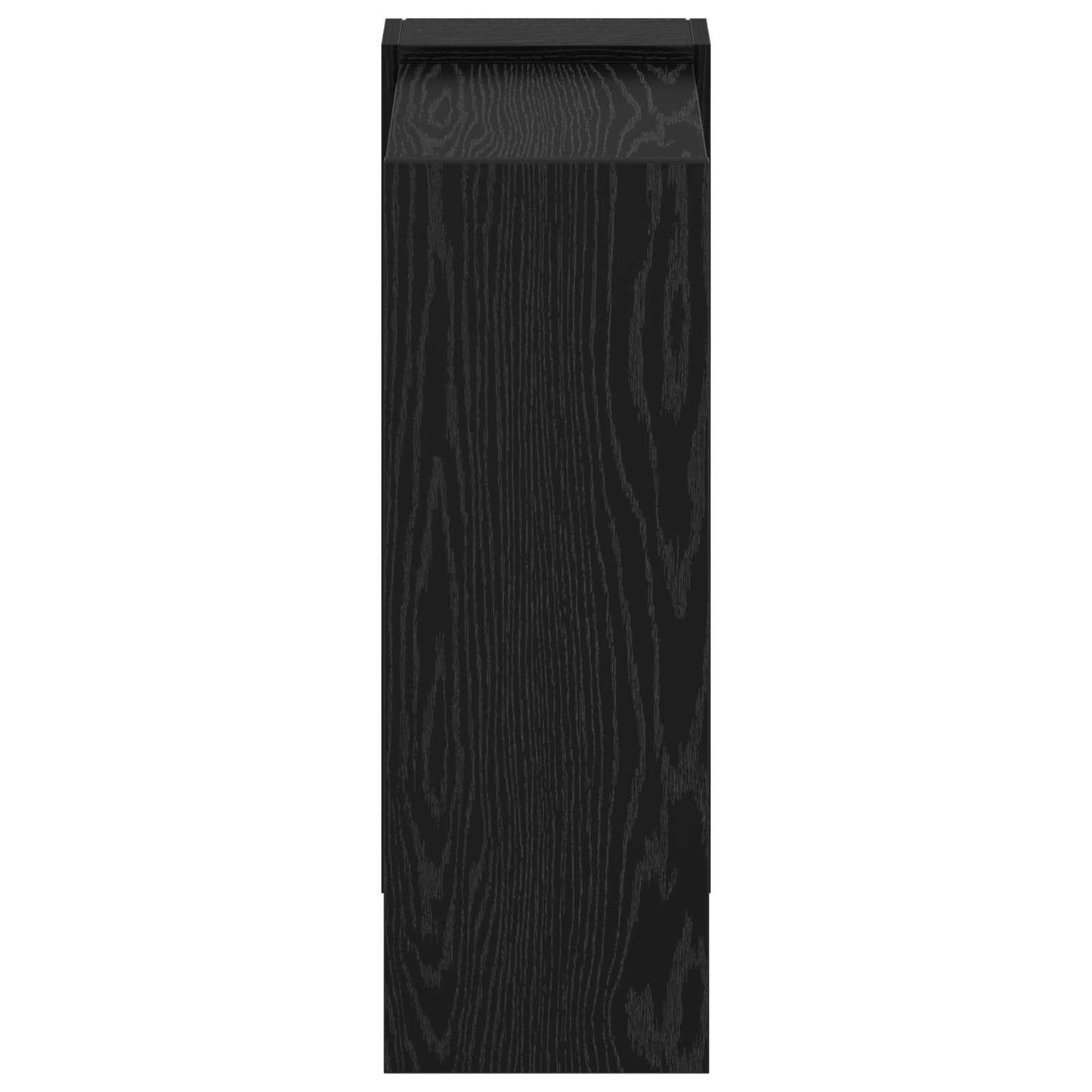 vidaXL Ράφι Βιβλίων Μαύρη Οξυά 52 x 25 x 71,5 εκ Επεξεργασμένο ξύλο