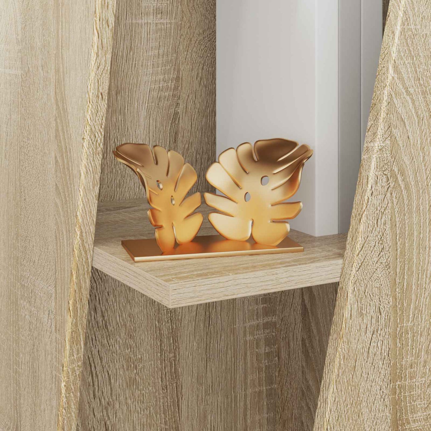 vidaXL Πλευρικό Ράφι Δρύς Sonoma 33 x 32 x 70,5 εκ Επεξεργασμένο ξύλο