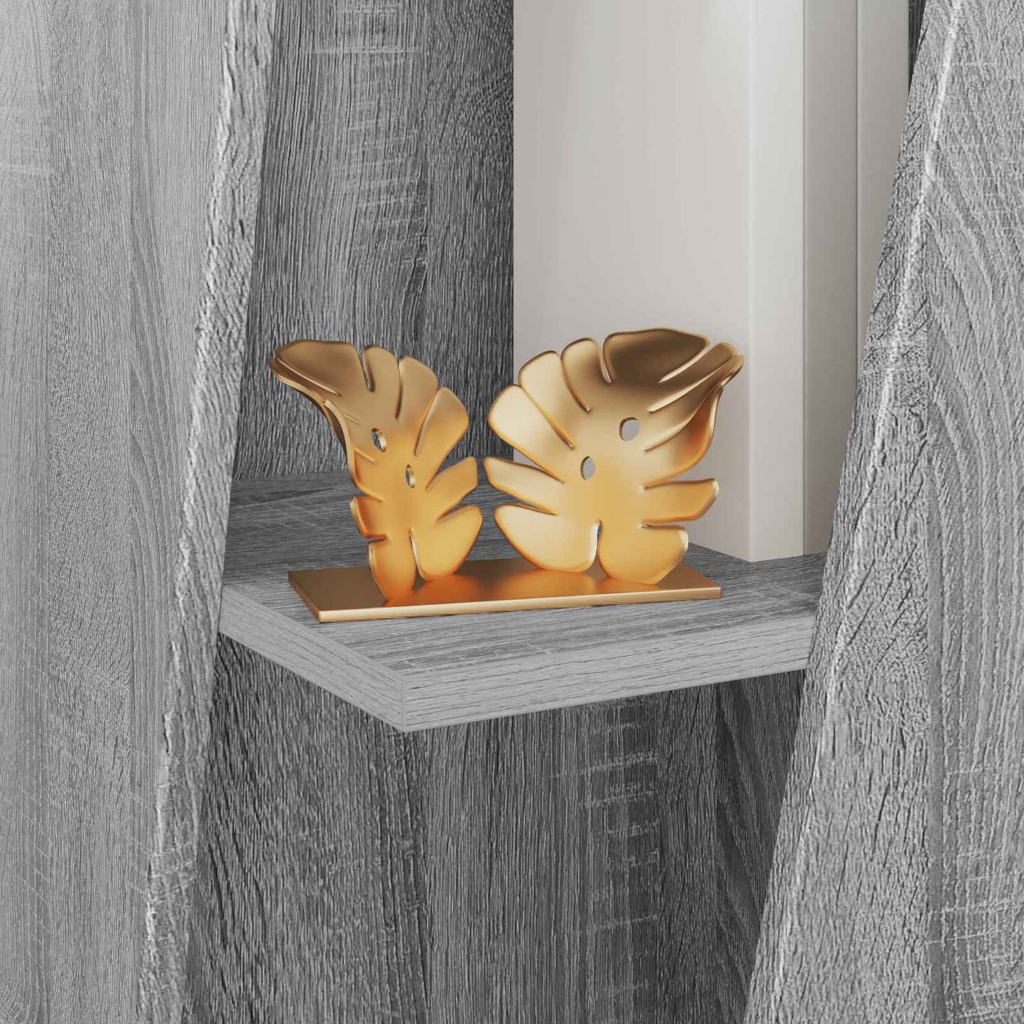 vidaXL Πλευρικό Ράφι Γκρίζο Σονομα 33 x 32 x 70,5 εκ