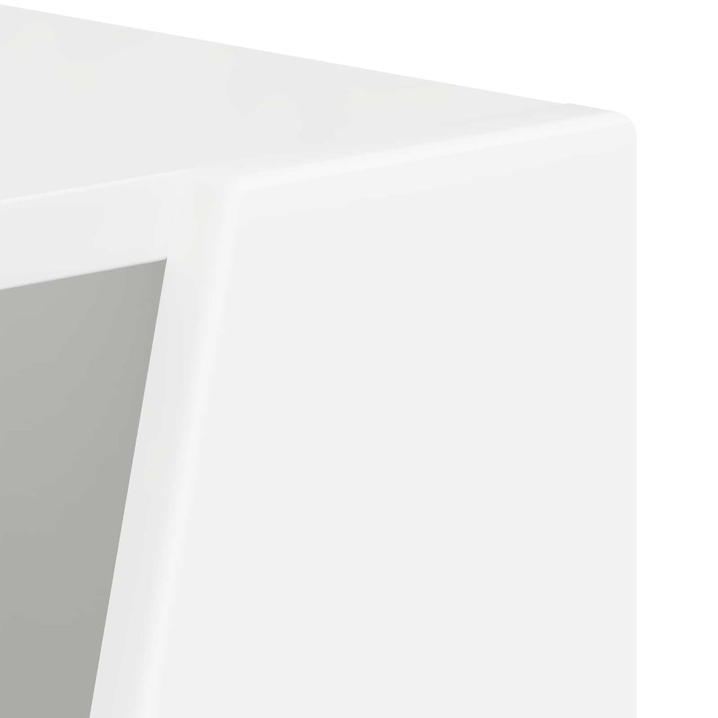 vidaXL Πλευρικό Ράφι Λευκό 33 x 32 x 100,5 εκ Επεξεργασμένο ξύλο