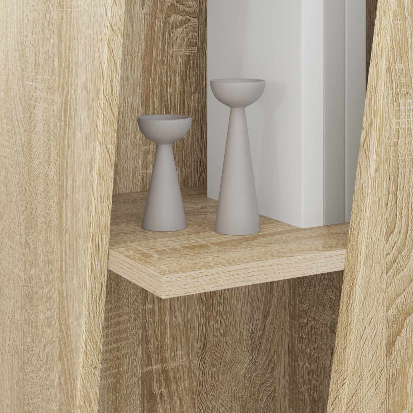 vidaXL Πλευρικό Ράφι Δρύς Sonoma 33 x 32 x 100,5 εκ Επεξεργασμένο ξύλο