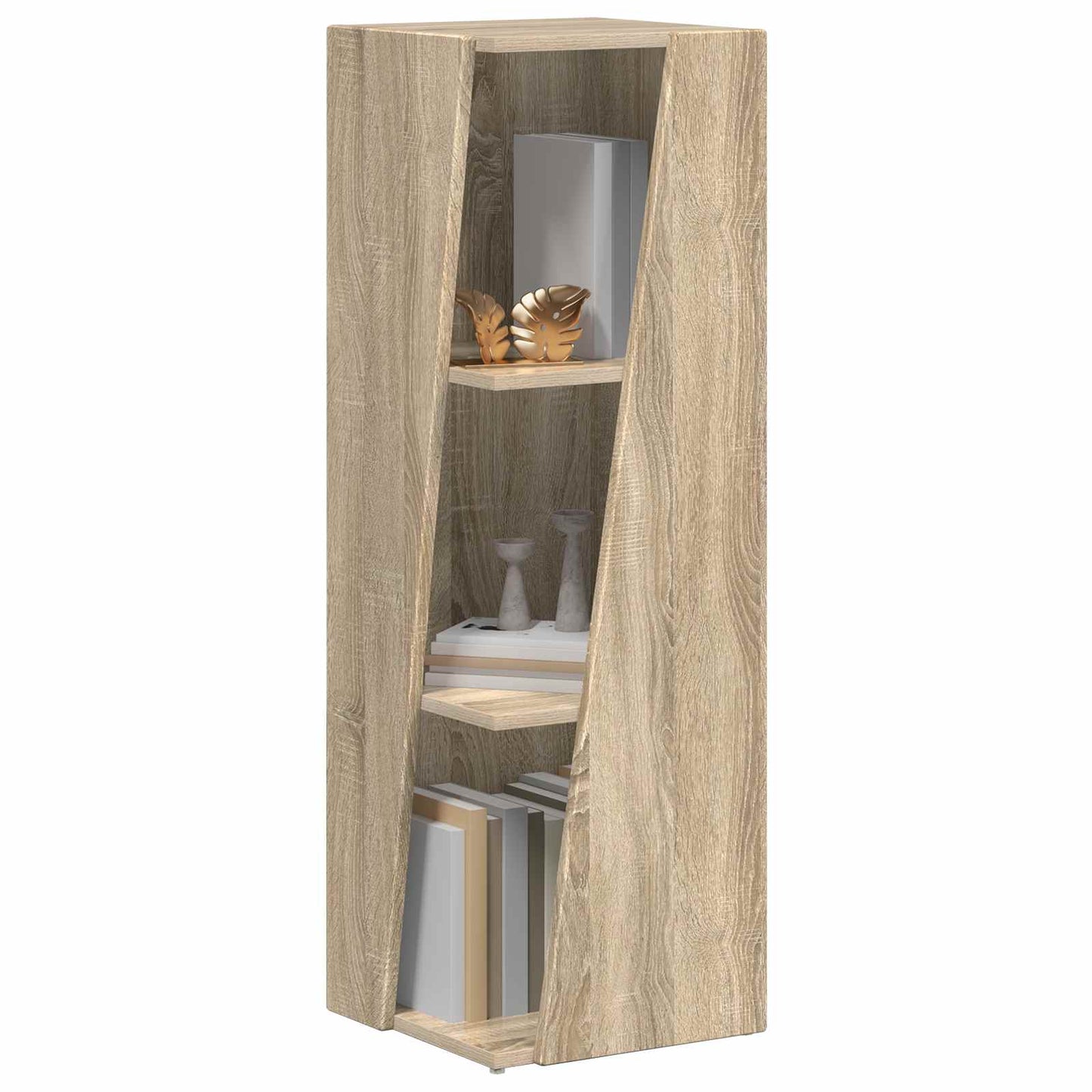 vidaXL Πλευρικό Ράφι Δρύς Sonoma 33 x 32 x 100,5 εκ Επεξεργασμένο ξύλο